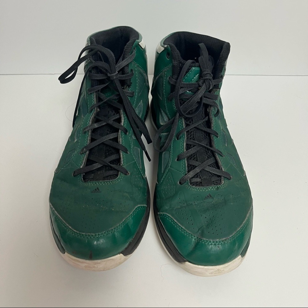 Adidas Green Basketball Shoes - Picture 8 of 13